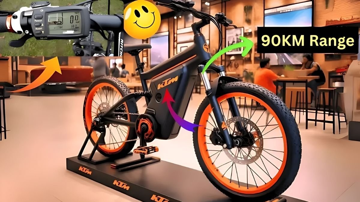 KTM electric cycle, KTM electric bicycle, KTM e-bike launch, KTM 90km range cycle, electric cycle India, KTM new electric bike, long range electric bicycle, KTM EV cycle, KTM eco-friendly bike, KTM electric two wheeler,